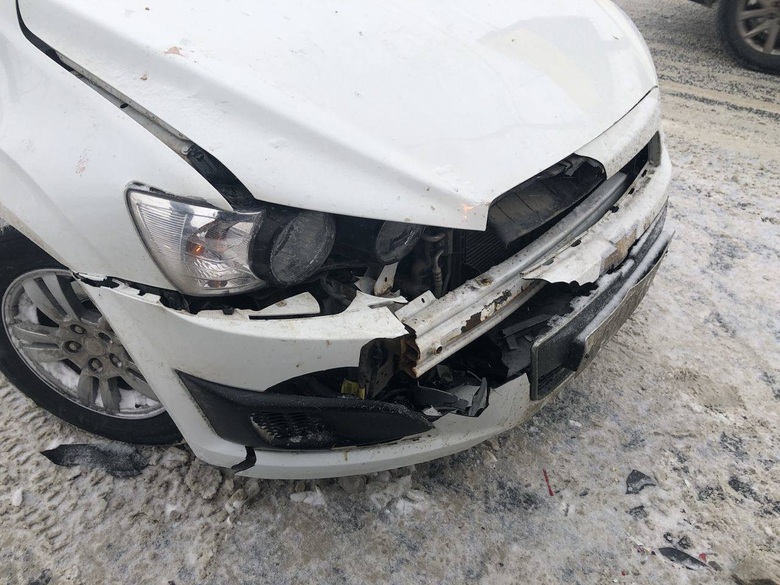 Chevrolet Aveo — Состояние: 2012г., после ДТП